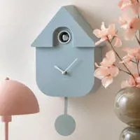 Present Time Wall Clock Modern Cuckoo